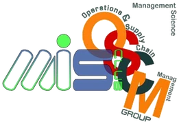 The MIS Club and OSCM Group logos together, March 2015 · شعارا نادي MIS ومجموعة OSCM معاً، مارس 2015