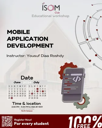 Workshop: mobile application development, with Yousuf Diaa Roshdy