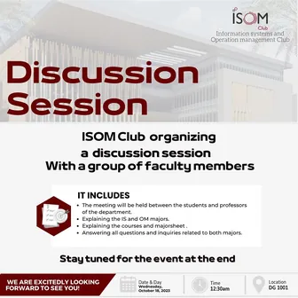 Discussion session: meet the department's professors